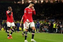 Thống kê tệ hại của C.Ronaldo khiến Man Utd bị loại ở Champions League