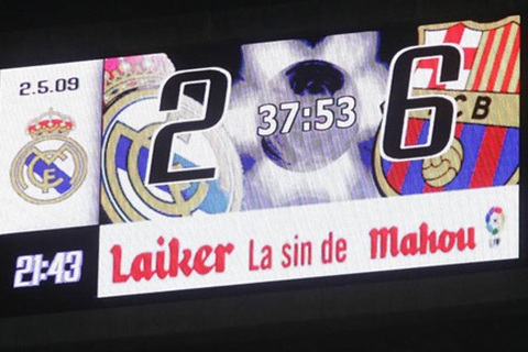 10 cuộc đối đầu “kinh điển” Barca-Real gần đây nhất