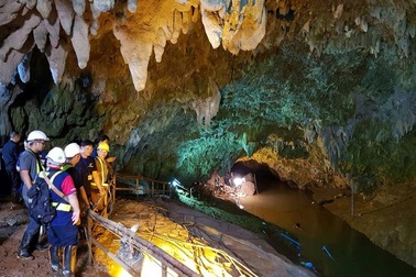 Hang Tham Luang trở thành bảo tàng tái hiện vụ giải cứu kỳ diệu