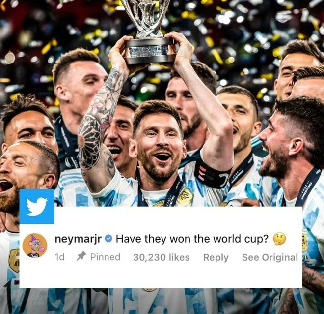 Neymar chế giễu danh hiệu Siêu cúp Liên lục địa của Argentina - 2