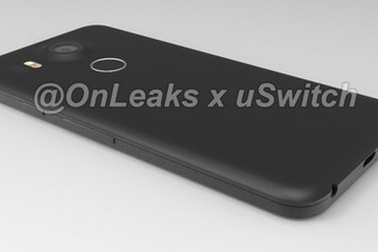 Lộ diện thiết kế smartphone Nexus mới của Google với cảm biến vân tay