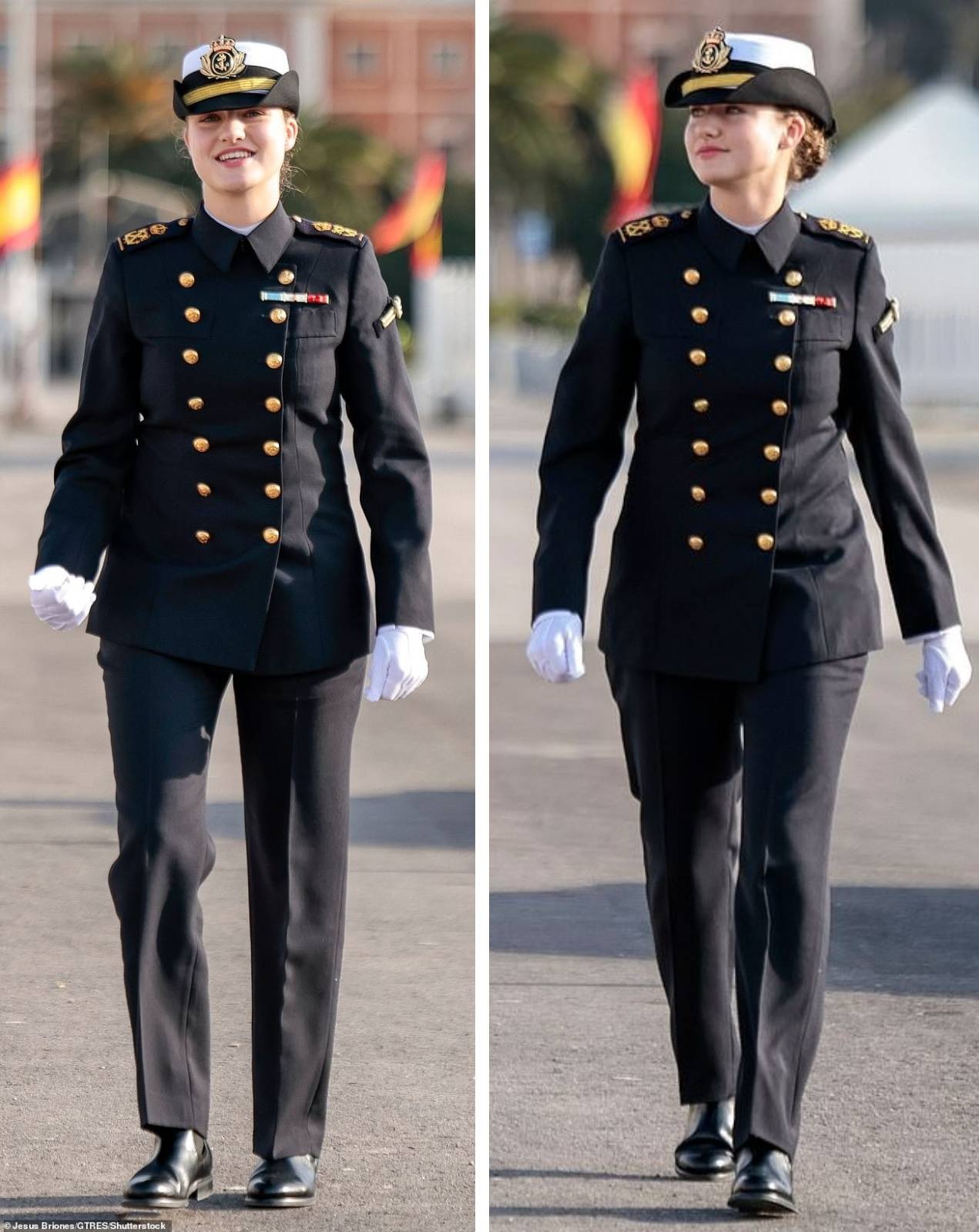 Η πριγκίπισσα Λεονόρ δείχνει λαμπερή κατά τη διάρκεια της πρακτικής της άσκησης στη Ναυτική Ακαδημία - 3 Công chúa Leonor đẹp rạng ngời trong chuyến thực tập tại Học viện Hải quân - 3