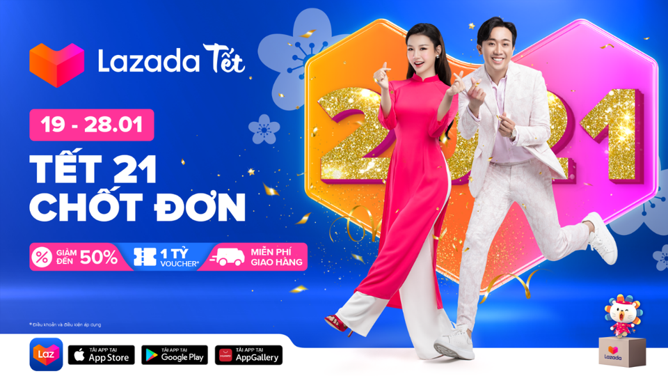 An tâm sắm Tết với hàng triệu ưu đãi từ Lazada - 1 An tâm sắm Tết với hàng triệu ưu đãi từ Lazada - 1