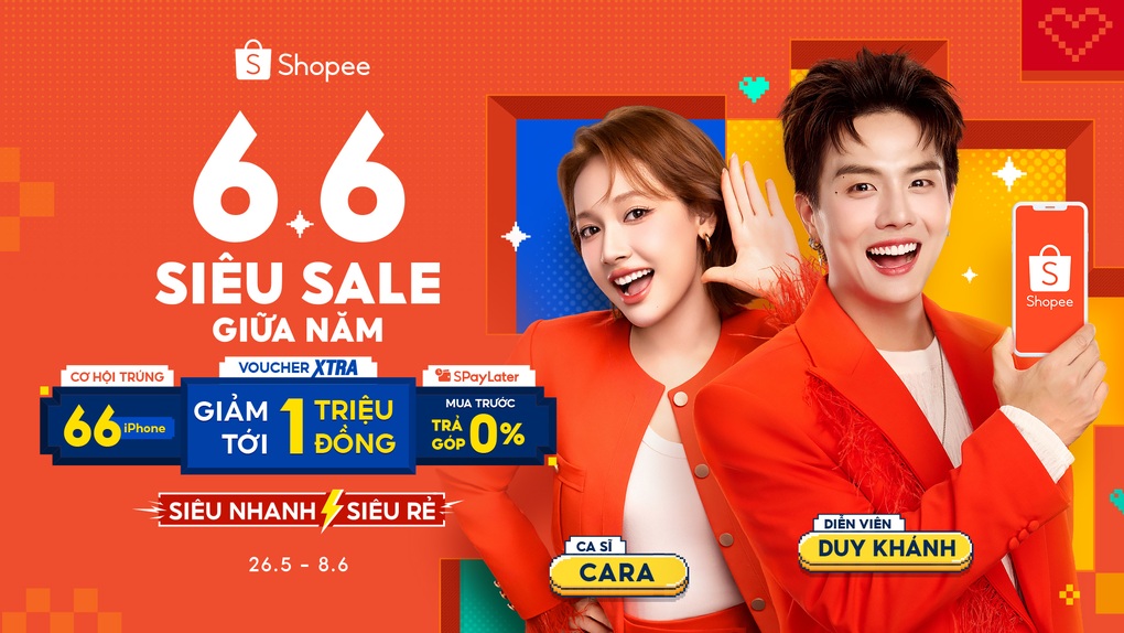 Shopee nâng tầm mua sắm kết hợp giải trí trong “6.6 Siêu sale giữa năm” - 4 Shopee nâng tầm mua sắm kết hợp giải trí trong “6.6 Siêu sale giữa năm” - 4
