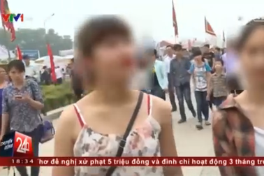 Clip thời trang sexy của thiếu nữ dự lễ hội Đền Hùng