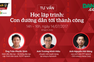 14h ngày 14/7, tư vấn: Học lập trình, con đường dẫn tới thành công
