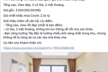 Thời “đại dịch", đừng vội vàng xuống tiền mua nhà chỉ vì lời rao cắt lỗ