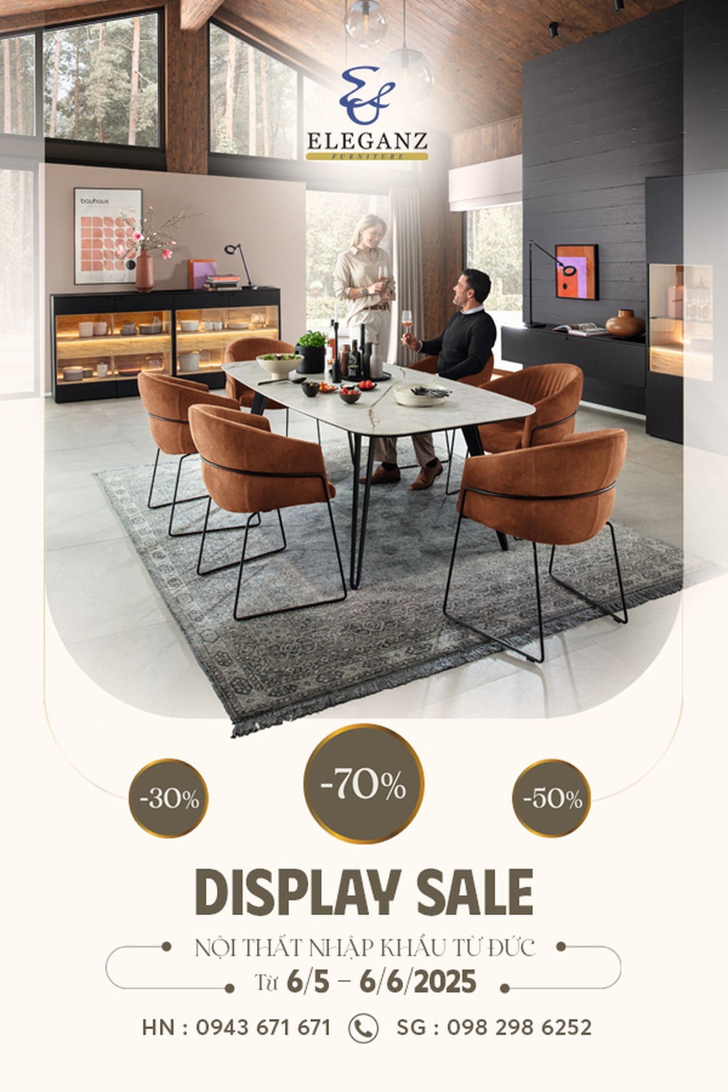 Eleganz Furniture Vietnam tung chương trình ưu đãi lên đến 70% - 6 Eleganz Furniture Vietnam tung chương trình ưu đãi lên đến 70% - 6