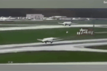 Video máy bay Nga “nảy như châu chấu” trên đường băng trước khi bốc cháy ngùn ngụt