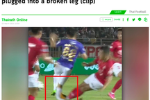 Báo Thái Lan xót xa cho chấn thương kinh hoàng của Hùng Dũng