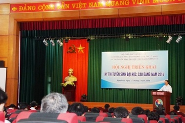 Cụm thi Vinh: Gần 18 ngàn thí sinh ứng thi đợt 2