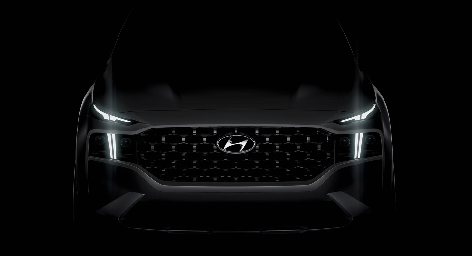 Hé lộ hình ảnh Hyundai Santa Fe phiên bản mới 2021 - 2 Hé lộ hình ảnh Hyundai Santa Fe phiên bản mới 2021 - 2