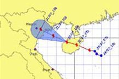 Bão số 2: Một người mất tích ở Nam Định