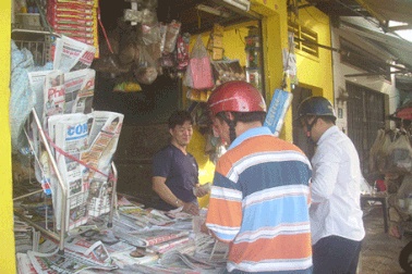 Vui - buồn nghề bán báo