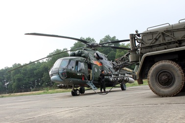 “Đột nhập” xem dàn trực thăng của Không quân Việt Nam tập luyện