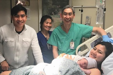 Hình ảnh đầu tiên con trai diễn viên Ngọc Lan vừa chào đời