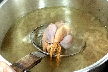 Khi cháo gà Việt Nam ăn theo kiểu… xứ Kim Chi