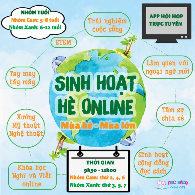 “Mùa hè - Mùa lớn” - Rộn ràng sinh hoạt hè online cho thiếu nhi - Ảnh 1.