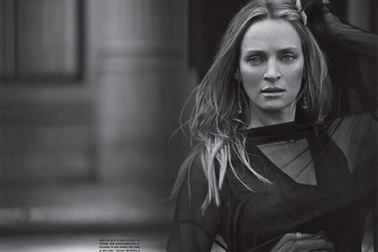 Uma Thurman đẹp ấn tượng như siêu mẫu