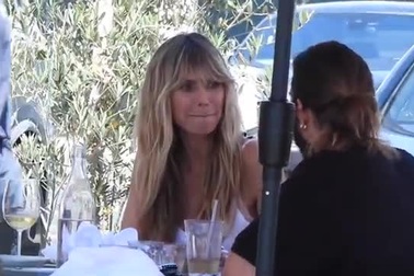 Heidi Klum cùng chồng con ra phố