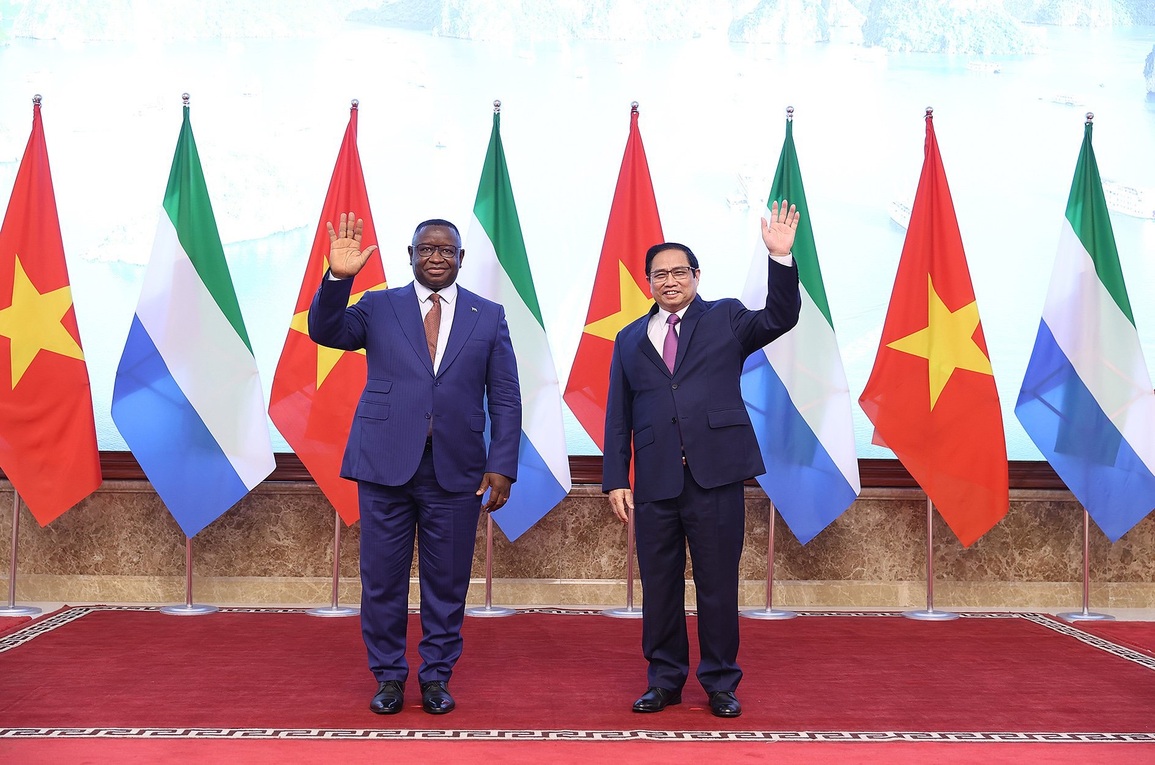 Sierra Leone đặc biệt ngưỡng mộ các thành tựu to lớn của Việt Nam - 1 Sierra Leone đặc biệt ngưỡng mộ các thành tựu to lớn của Việt Nam - 1