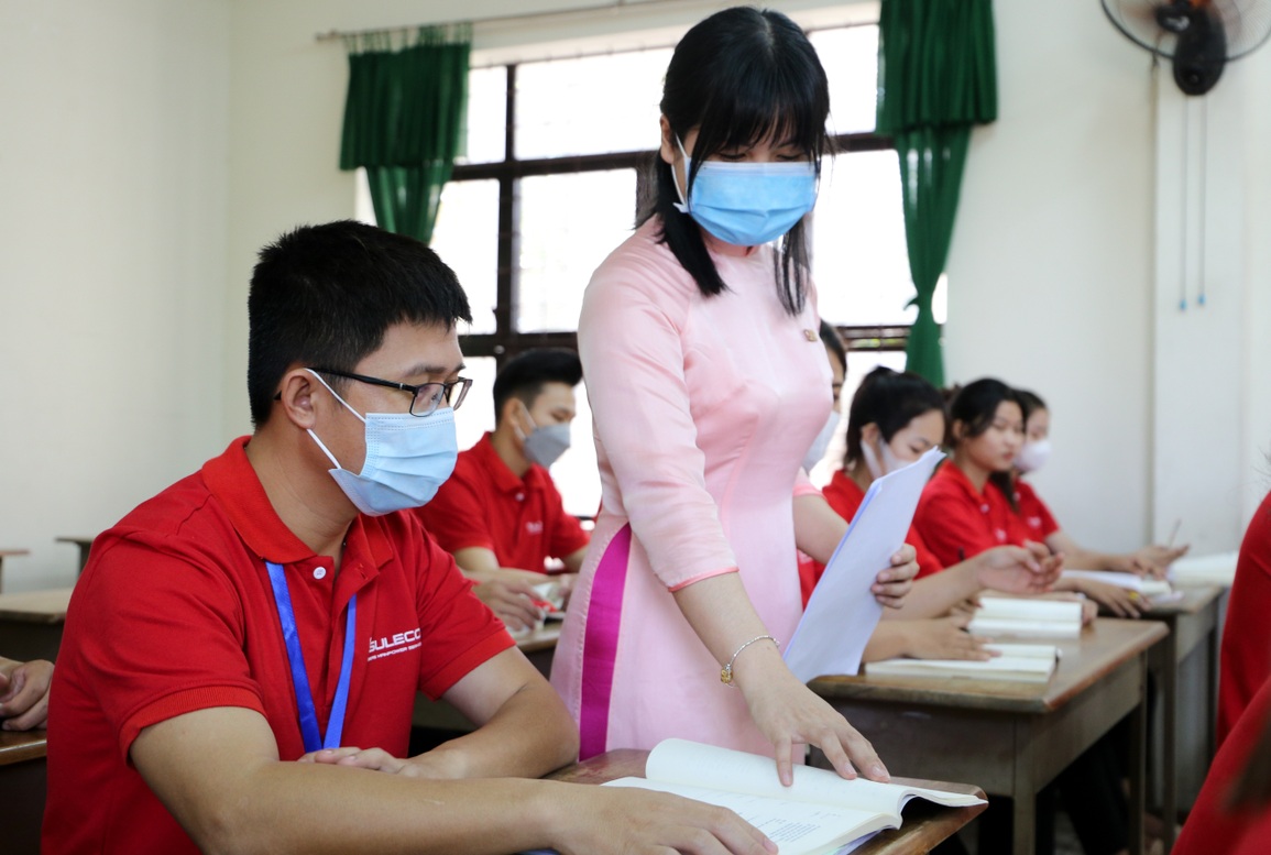 Trường nghề ráo riết đào tạo lại kỹ năng, chờ đưa thực tập sinh đi Nhật - 2 Trường nghề ráo riết đào tạo lại kỹ năng, chờ đưa thực tập sinh đi Nhật - 2