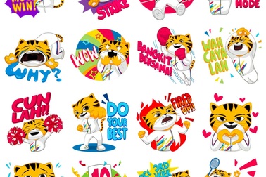 Tải ngay bộ sticker "chú hổ Malayan" mừng sự kiện thể thao SEA Games 2017