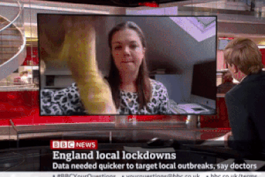 Những pha hài hước khi vừa lên truyền hình vừa phải... trông con