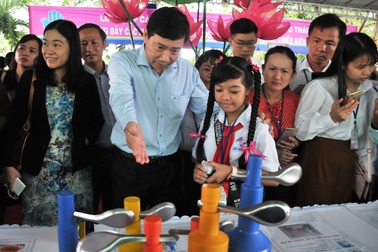 Ấn tượng những sản phẩm sáng tạo của học sinh tiểu học Đồng Tháp