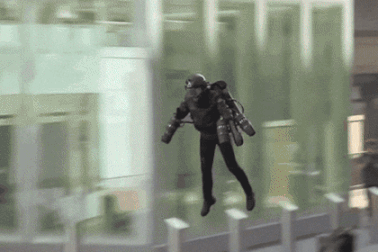 Bộ đồ bay phản lực đầu tiên trên thế giới không cần dùng tay để điều khiển