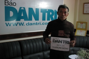 Gần 15 triệu đồng tiếp tục đến với ông Phùng Sâm 