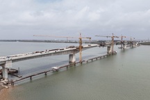 Hiện trạng cầu vượt sông Hồng gần 1.000 tỷ đồng nối Nam Định - Thái Bình