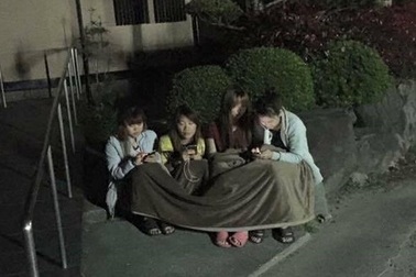 Từ tâm chấn động đất tại Nhật: Một số SV Việt phải ngủ tạm ngoài trời