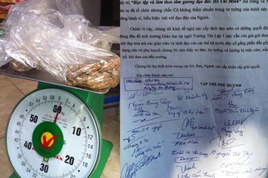 Vụ xén bữa ăn học trò: Điều chuyển công tác hiệu trưởng 