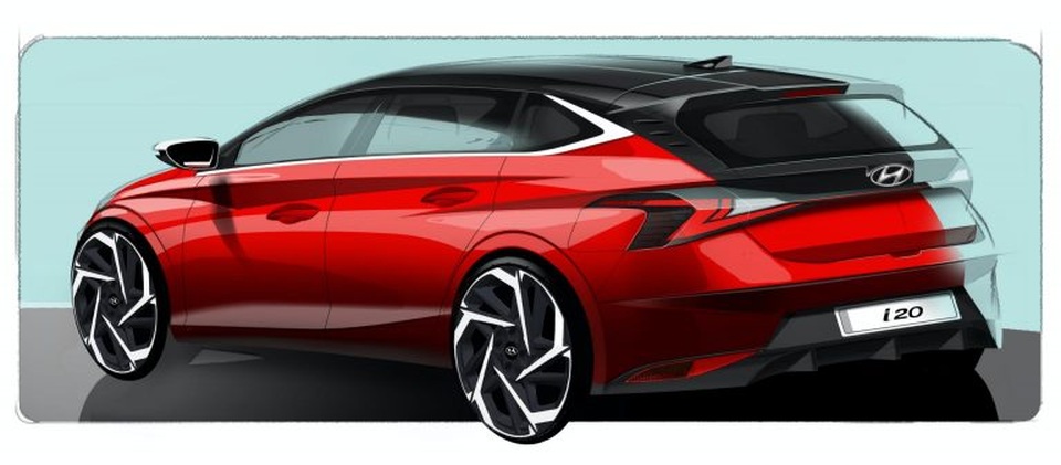 Hyundai hé lộ thiết kế của mẫu i20 thế hệ mới - 2 Hyundai hé lộ thiết kế của mẫu i20 thế hệ mới - 2