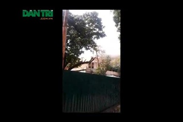 Hoảng loạn vì khói lửa mù mịt trong Cung Thiếu nhi Hà Nội