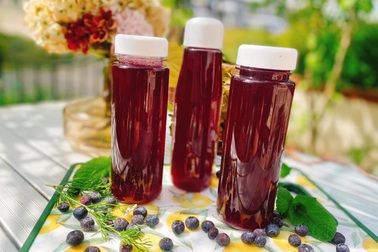 Giải nhiệt mùa hè với nước chanh việt quất