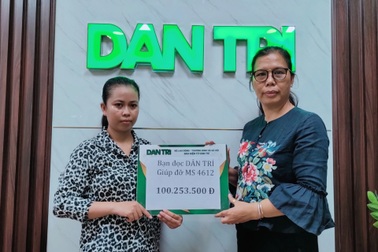 Bé Thiên Ân được bạn đọc Dân trí hỗ trợ hơn 100 triệu đồng