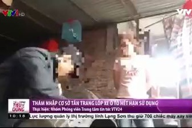 Thâm nhập cơ sở tân trang lốp ô tô hết hạn sử dụng