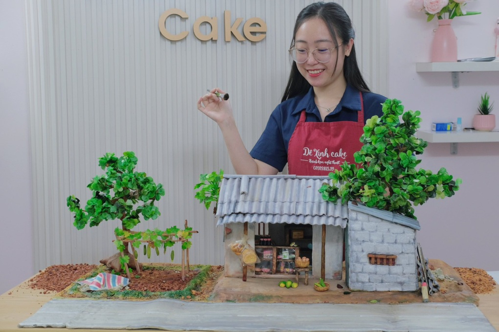 Cô gái làm bánh trung thu mô hình tiệm tạp hoá gây sốt mạng xã hội - 1 Cô gái làm bánh trung thu mô hình tiệm tạp hoá gây sốt mạng xã hội - 1