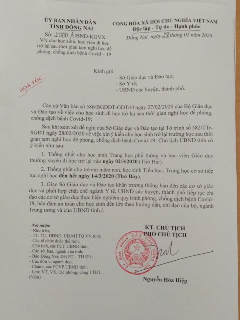 Bình Định, Huế, Đắk Lắk, Cà Mau, Đồng Nai, Gia Lai: HS THPT đi học từ 2/3 - 5 Bình Định, Huế, Đắk Lắk, Cà Mau, Đồng Nai, Gia Lai: HS THPT đi học từ 2/3 - 5