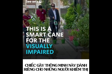 Khám phá chiếc gậy thông minh được ví như “đôi mắt” của người khiếm thị