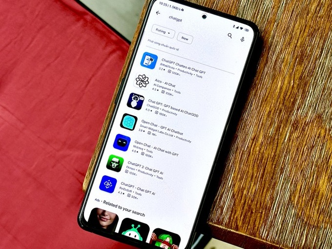 Nhiều ứng dụng ăn theo ChatGPT trên kho phần mềm Android