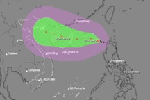 Bão Yagi có thể mạnh cấp 14, giật cấp 17 khi vào vịnh Bắc Bộ