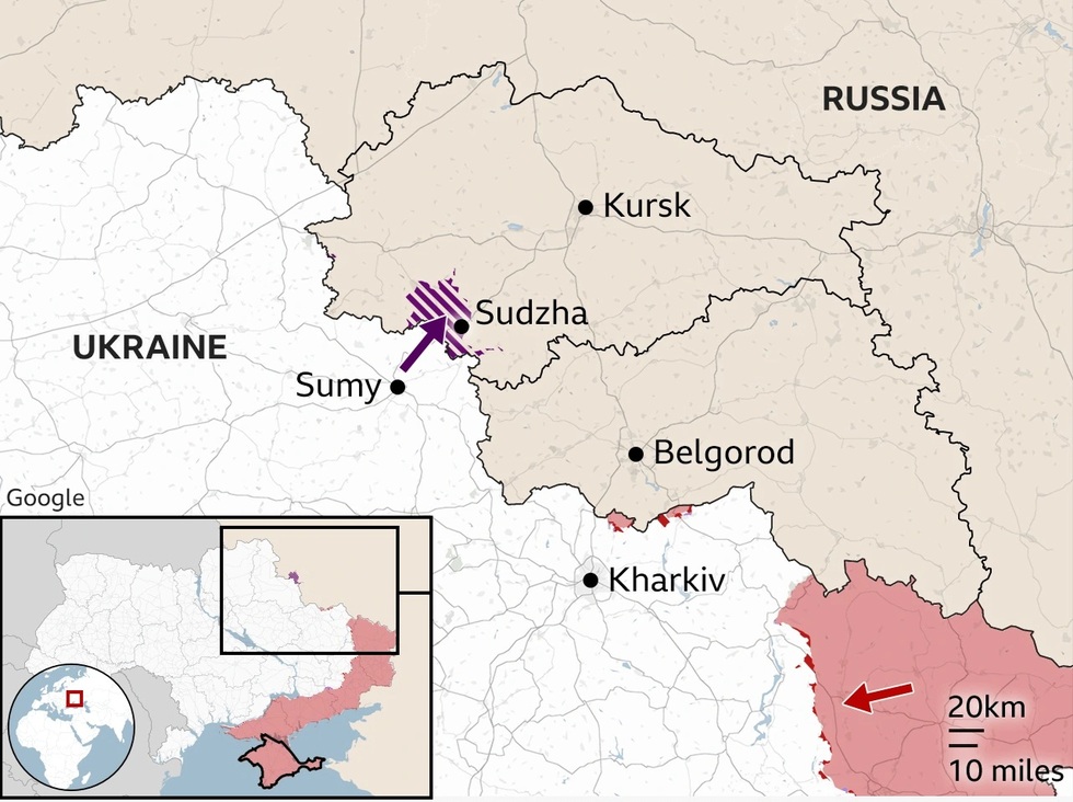 Chuyển lửa qua đất Nga, Ukraine đánh cược với bản sao chiến dịch Kursk - 2 Chuyển lửa qua đất Nga, Ukraine đánh cược với bản sao chiến dịch Kursk - 2