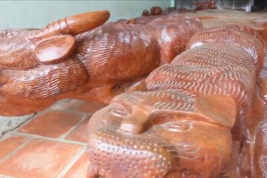 Bộ rễ cây hình 12 con giáp rất độc đáo của anh Hoàng Em