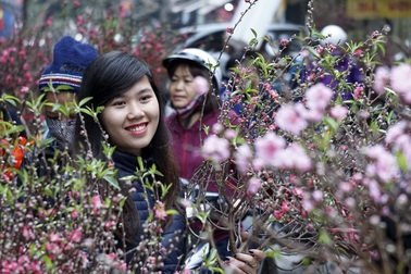 Những chuyến xe chở Tết "chảy" về phố