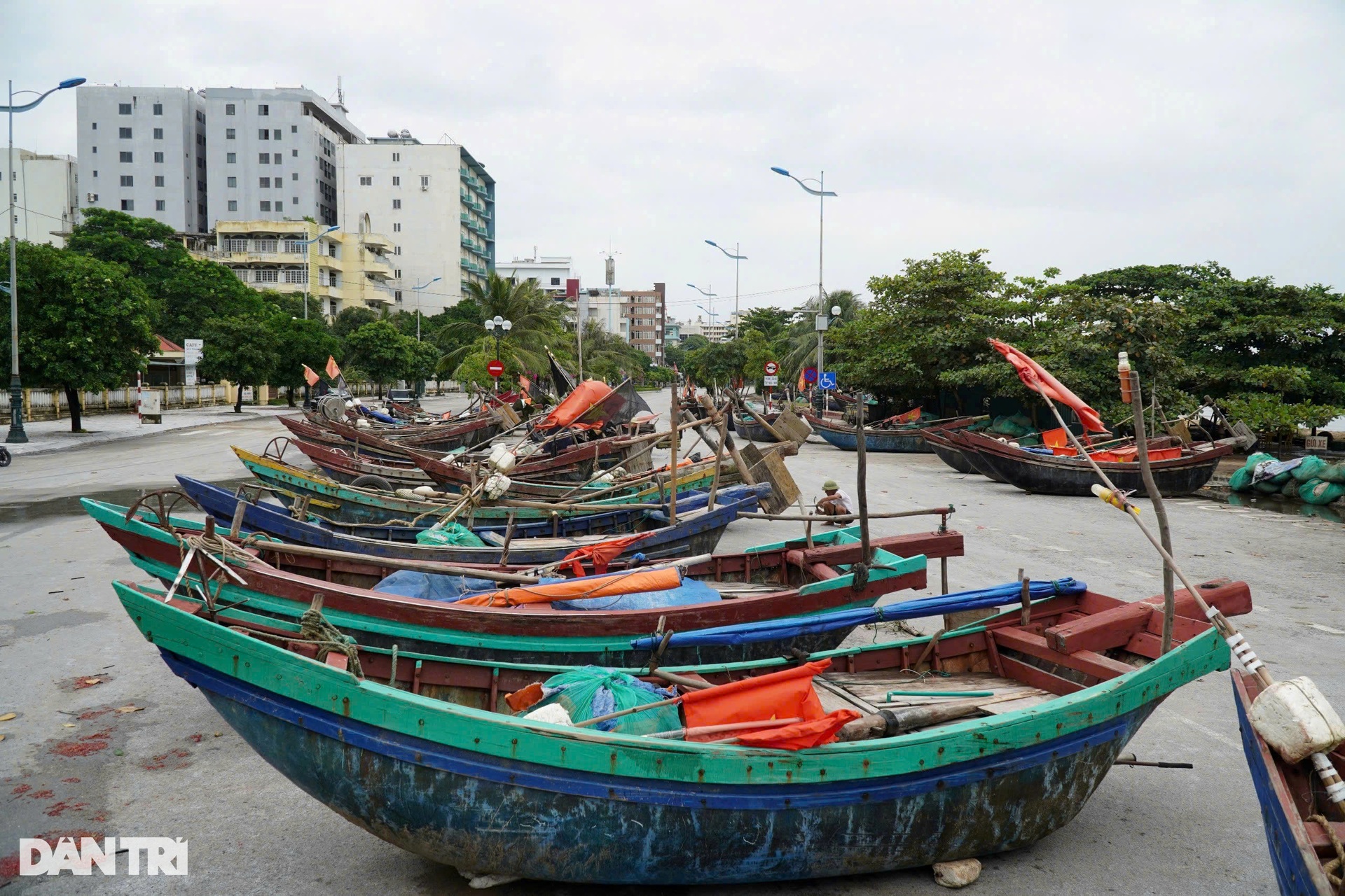 Người dân ven biển kéo tàu thuyền lên bờ, gia cố nhà cửa trước bão Yagi - 7