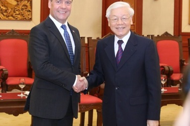 Tổng thống Nga Putin gửi “lời chào thân thiết” tới Tổng Bí thư, Chủ tịch nước Nguyễn Phú Trọng