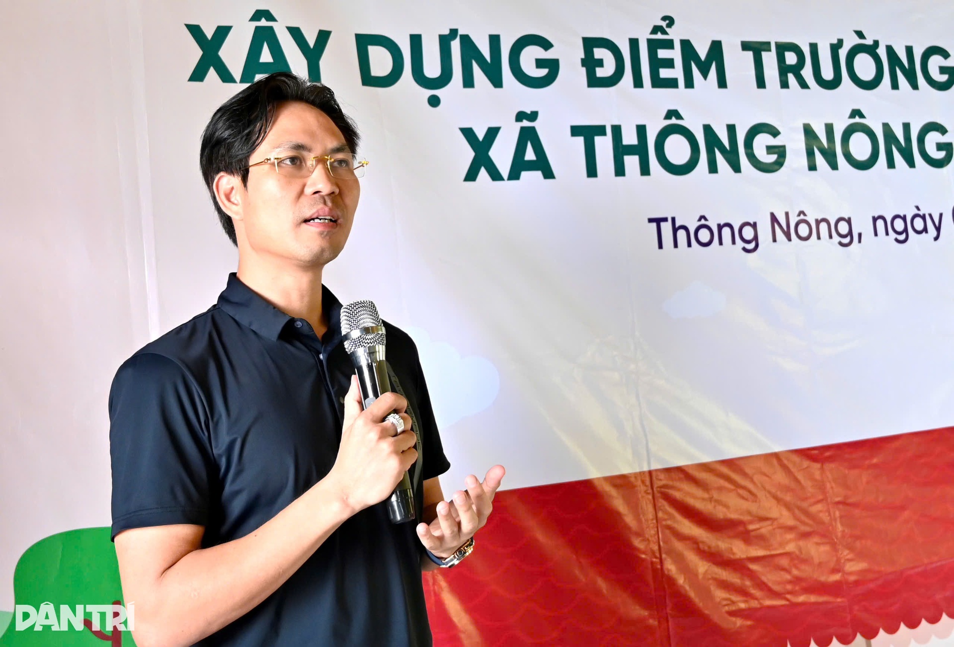 Báo Dân trí phối hợp cùng các đơn vị khởi công điểm trường Lũng Khỉnh - 7 Báo Dân trí phối hợp cùng các đơn vị khởi công điểm trường Lũng Khỉnh - 7